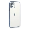 Newface iPhone 11 Kılıf Razer Lensli Silikon - Açık Mavi