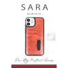 Newface iPhone 11 Kılıf Sara Kartvizitli Deri Kılıf