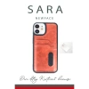 Newface iPhone 11 Kılıf Sara Kartvizitli Deri Kılıf