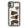 Newface iPhone 11 Kılıf Sweet Desenli Silikon Kapak - Şeffaf