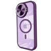Newface iPhone 11 Kılıf Teleskop Lens Magsafe Silikon Kapak - Derin Mor