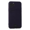 Newface iPhone 11 Pro Kılıf Kelvin Kartvizitli Silikon - Derin Mor