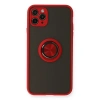 Newface iPhone 11 Pro Kılıf Montreal Yüzüklü Silikon Kapak
