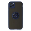 Newface iPhone 11 Pro Kılıf Montreal Yüzüklü Silikon Kapak