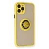 Newface iPhone 11 Pro Kılıf Montreal Yüzüklü Silikon Kapak