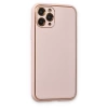 Newface iPhone 11 Pro Max Kılıf Coco Deri Silikon Kapak