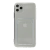 Newface iPhone 11 Pro Max Kılıf Kart Şeffaf Silikon - Şeffaf