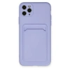 Newface iPhone 11 Pro Max Kılıf Kelvin Kartvizitli Silikon - Lila