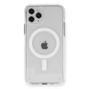 Newface iPhone 11 Pro Max Kılıf Magneticsafe Şeffaf Silikon - Şeffaf