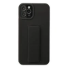 Newface iPhone 11 Pro Max Kılıf Mega Standlı Silikon - Siyah