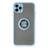 Newface iPhone 11 Pro Max Kılıf Montreal Yüzüklü Silikon Kapak