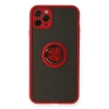 Newface iPhone 11 Pro Max Kılıf Montreal Yüzüklü Silikon Kapak