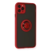 Newface iPhone 11 Pro Max Kılıf Montreal Yüzüklü Silikon Kapak