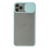 Newface iPhone 11 Pro Max Kılıf Palm Buzlu Kamera Sürgülü Silikon