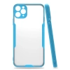 Newface iPhone 11 Pro Max Kılıf Platin Silikon - Mavi