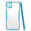 Newface iPhone 11 Pro Max Kılıf Platin Silikon - Mavi