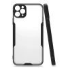Newface iPhone 11 Pro Max Kılıf Platin Silikon - Siyah