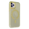 Newface iPhone 11 Pro Max Kılıf Troy Magsafe Kapak - Sarı