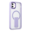 Newface iPhone 11 Tork Magsafe Standlı Kapak - Lila
