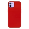 Newface iPhone 12 Kılıf Asya Deri Silikon - Kırmızı