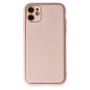 Newface iPhone 12 Kılıf Coco Deri Silikon Kapak