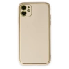Newface iPhone 12 Kılıf Coco Deri Silikon Kapak