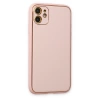 Newface iPhone 12 Kılıf Coco Deri Silikon Kapak