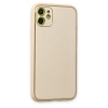 Newface iPhone 12 Kılıf Coco Deri Silikon Kapak