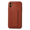 Newface iPhone 12 Kılıf Coco Deri Standlı Kapak