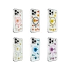 Newface iPhone 12 Kılıf Daisy Simli Magsafe Kapak - Gold