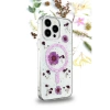 Newface iPhone 12 Kılıf Daisy Simli Magsafe Kapak - Mor