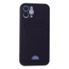 Newface iPhone 12 Kılıf Kelvin Kartvizitli Silikon - Derin Mor