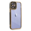 Newface iPhone 12 Kılıf Liva Lens Silikon - Siyah