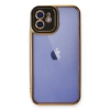 Newface iPhone 12 Kılıf Liva Lens Silikon - Siyah