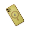Newface iPhone 12 Kılıf Magneticsafe Lazer Silikon - Gold