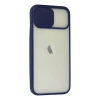 Newface iPhone 12 Kılıf Palm Buzlu Kamera Sürgülü Silikon