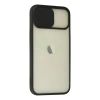 Newface iPhone 12 Kılıf Palm Buzlu Kamera Sürgülü Silikon