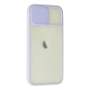 Newface iPhone 12 Kılıf Palm Buzlu Kamera Sürgülü Silikon