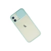 Newface iPhone 12 Kılıf Palm Buzlu Kamera Sürgülü Silikon
