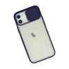 Newface iPhone 12 Kılıf Palm Buzlu Kamera Sürgülü Silikon