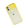 Newface iPhone 12 Kılıf Palm Buzlu Kamera Sürgülü Silikon