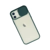 Newface iPhone 12 Kılıf Palm Buzlu Kamera Sürgülü Silikon