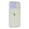 Newface iPhone 12 Kılıf Palm Buzlu Kamera Sürgülü Silikon