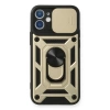 Newface iPhone 12 Kılıf Pars Lens Yüzüklü Silikon