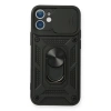 Newface iPhone 12 Kılıf Pars Lens Yüzüklü Silikon