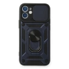 Newface iPhone 12 Kılıf Pars Lens Yüzüklü Silikon