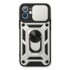 Newface iPhone 12 Mini Kılıf Pars Lens Yüzüklü Silikon