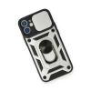 Newface iPhone 12 Mini Kılıf Pars Lens Yüzüklü Silikon