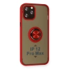 Newface iPhone 12 Pro Kılıf Montreal Yüzüklü Silikon Kapak