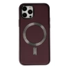 Newface iPhone 12 Pro Max Kılıf Coco Deri Magneticsafe Silikon